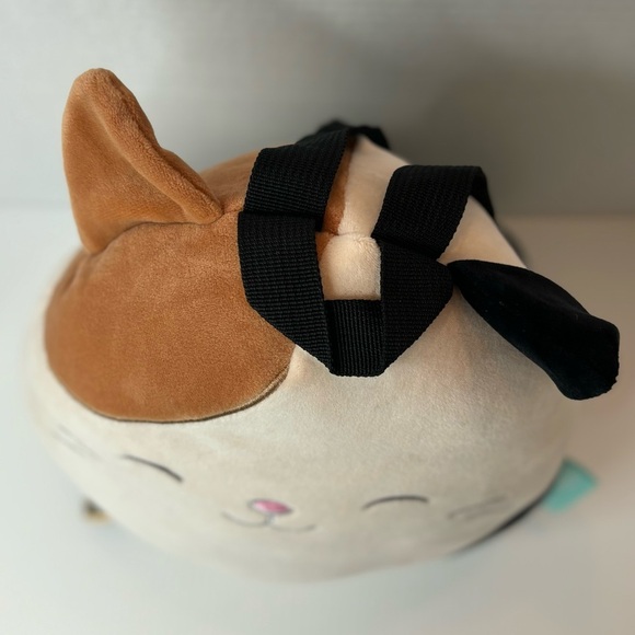 Squishmallows Cam the Calico Cat 10” Plush Backpack Stuffed Animal Toy Bag Tote - Picture 5 of 12